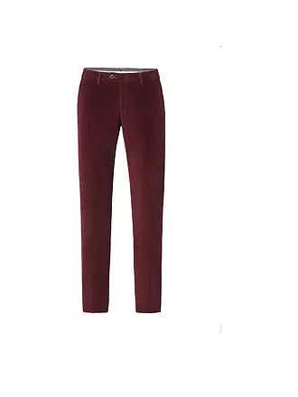 HILTL | Pantalon en velours côtelé TILO GENUA | dunkelrot